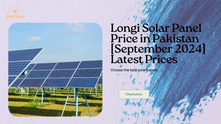 Longi Solar Panel Price in Pakistan